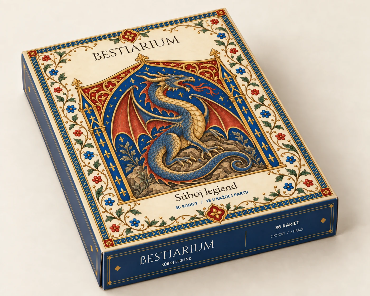 Krabička hry Bestiarium: Súboj legiend